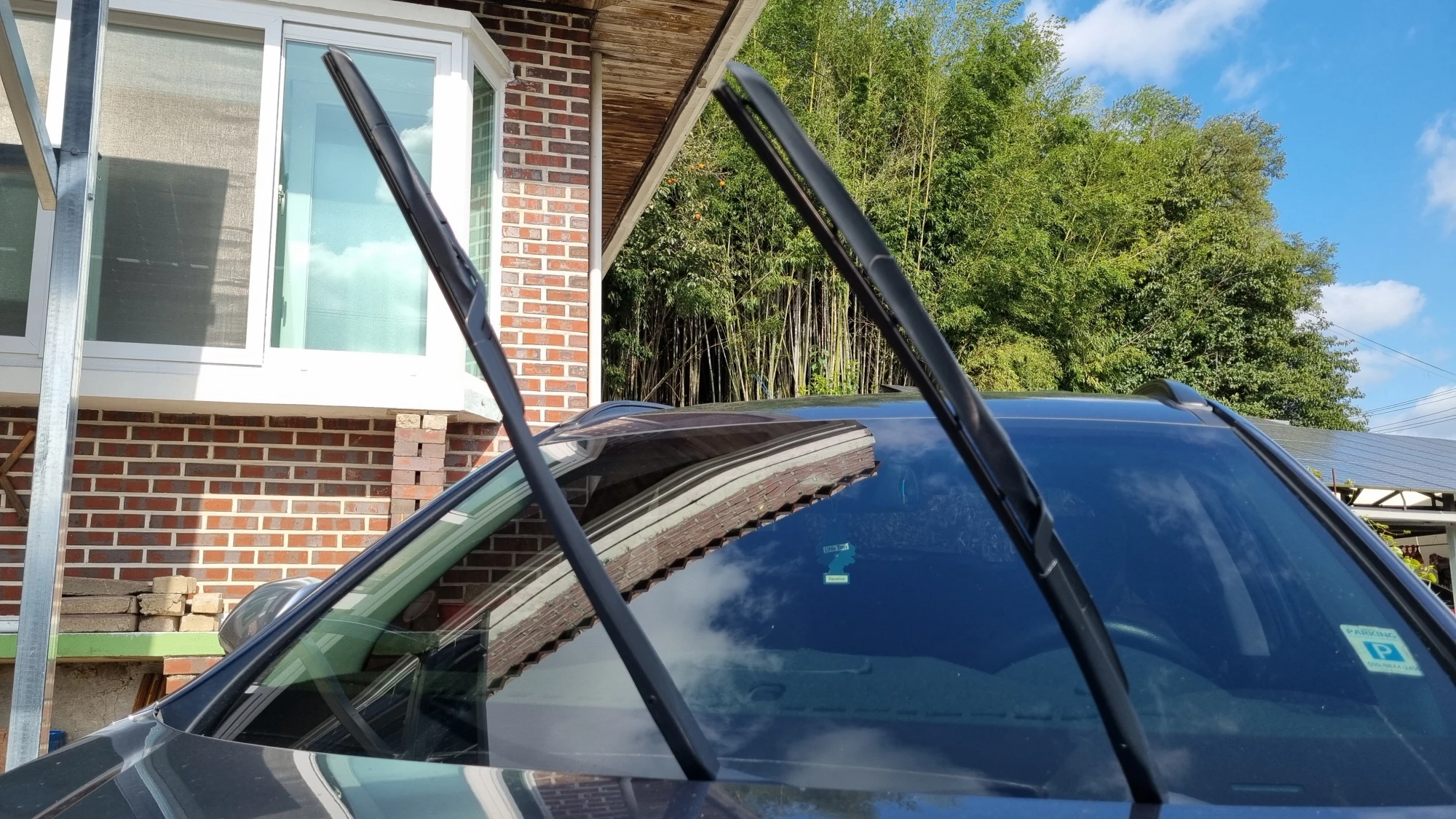 와이퍼 뺀 모습