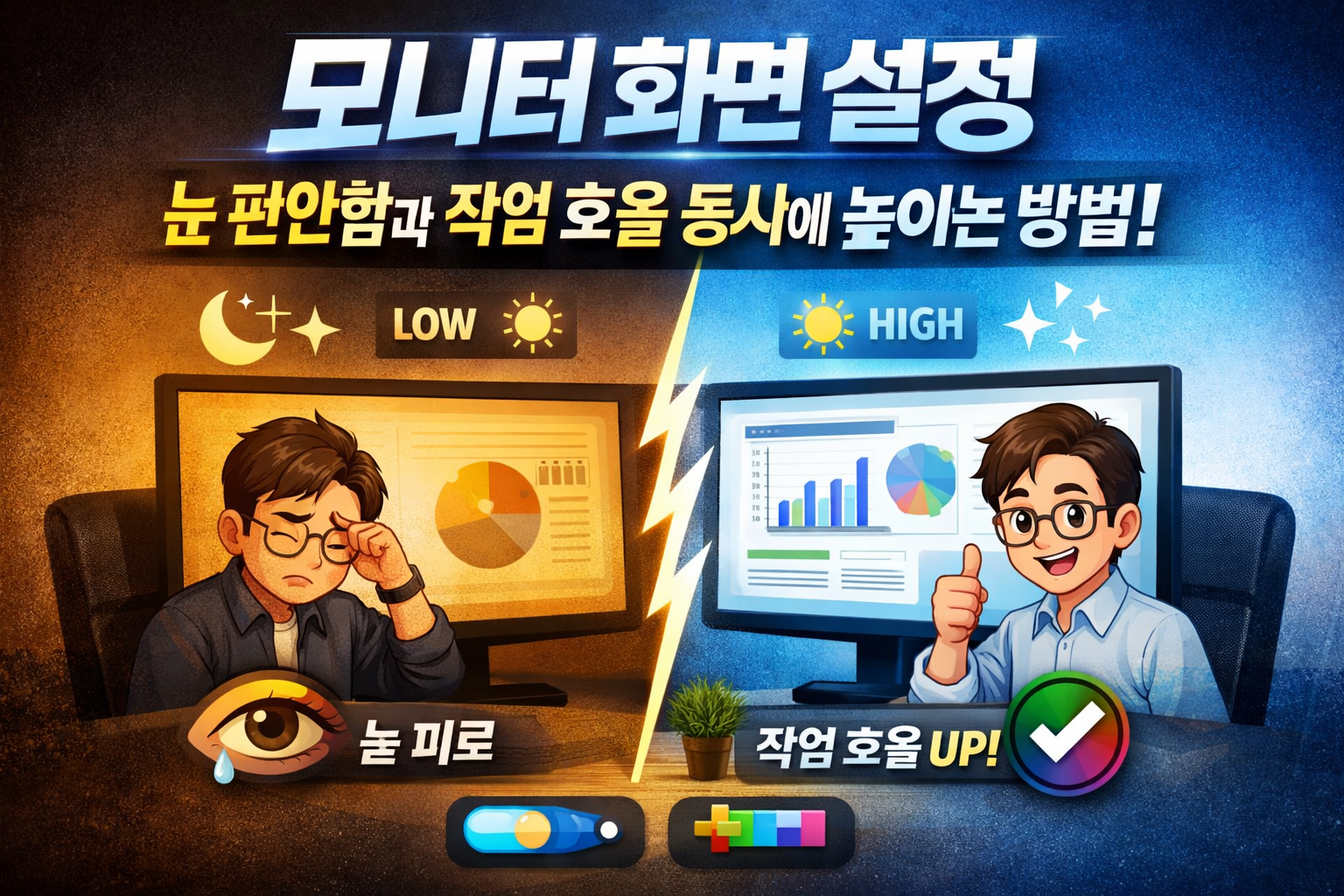 모니터 화면 설정