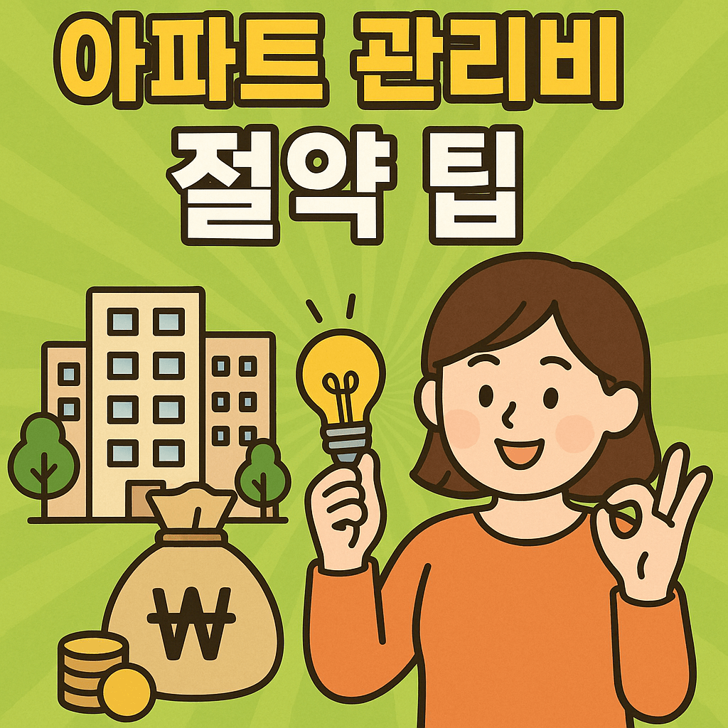 아파트 관리 절약 팁