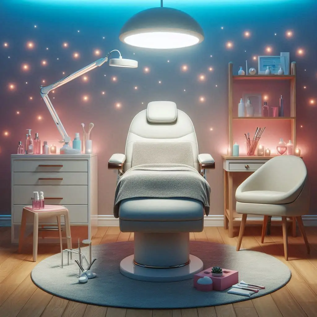 피부,체형관리 샵 배경