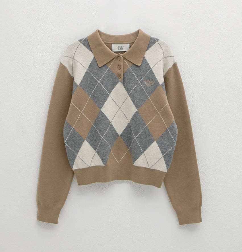 화려한 날들 정인선 지은오 (32회) 아틀리에나인 아가일 니트 카라티 착용