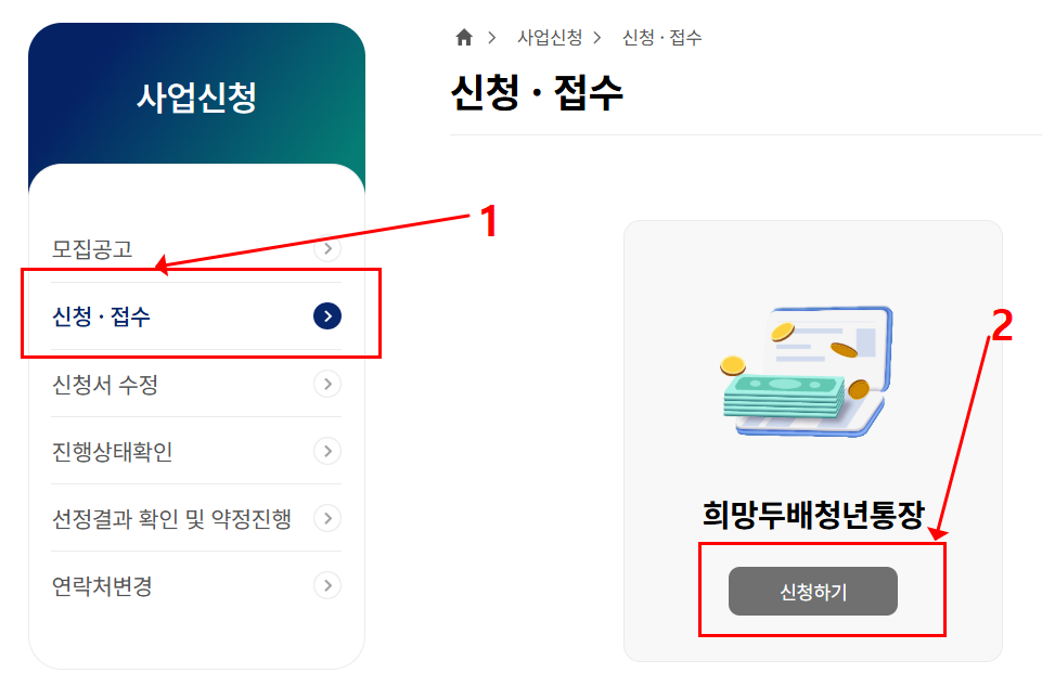 사업 신청