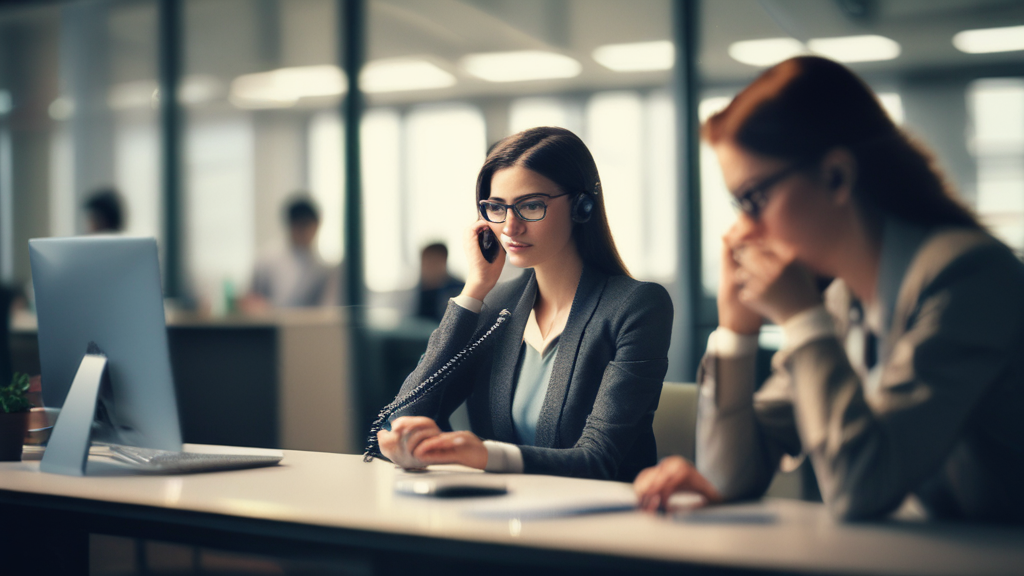 보이스 피싱 상황실 전경