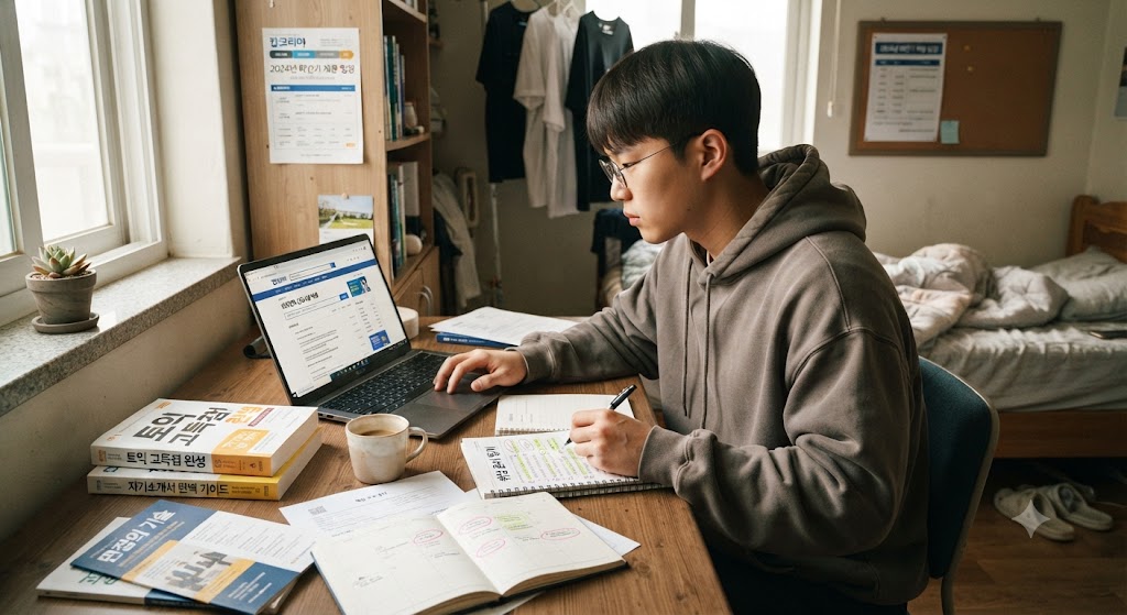 주거비 부담과 취업준비 부담에 시달리는 대학생. 행복주택 요건에 해당됨
