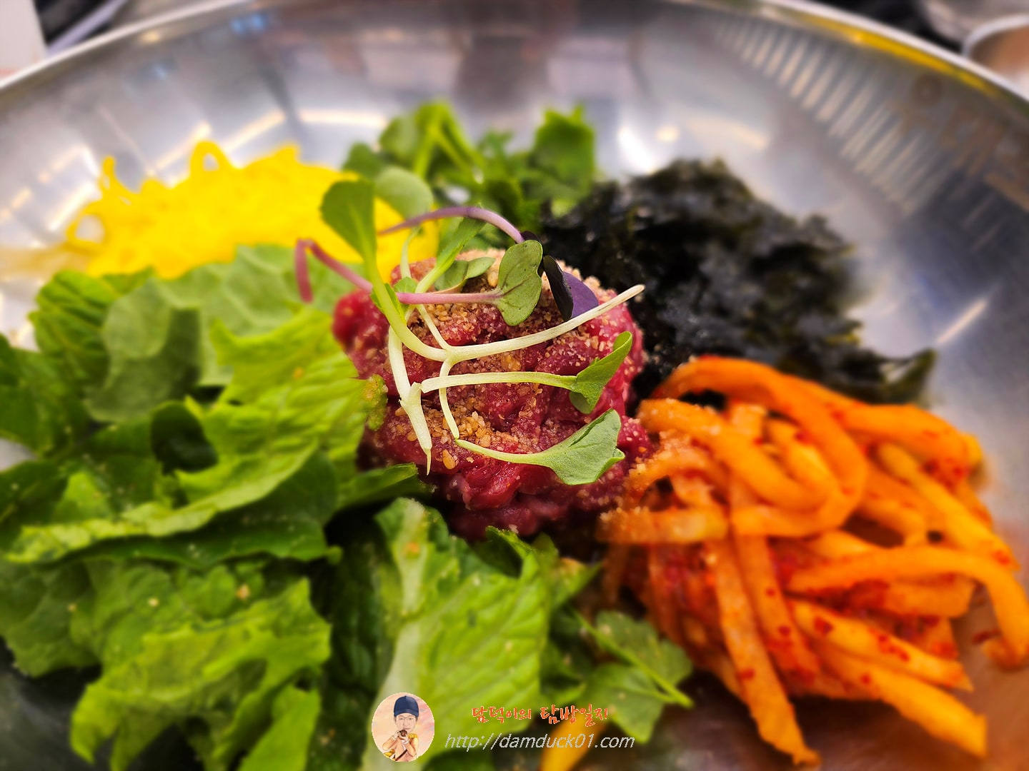 들기름한우육회비빔밥