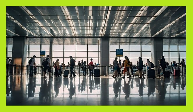 공항-내부-사람들