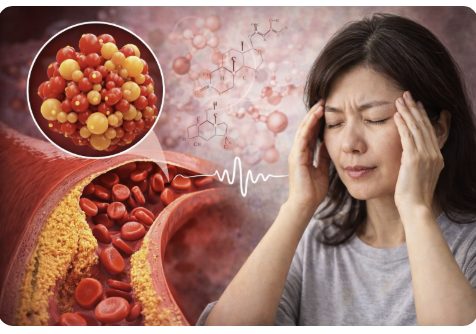 고지혈증과 갱년기의 관계｜호르몬 변화가 혈관 건강에 미치는 영향 관련 사진