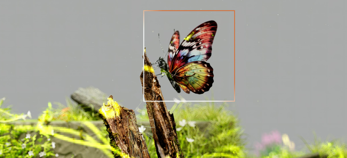 ai영상속 나무와 나비