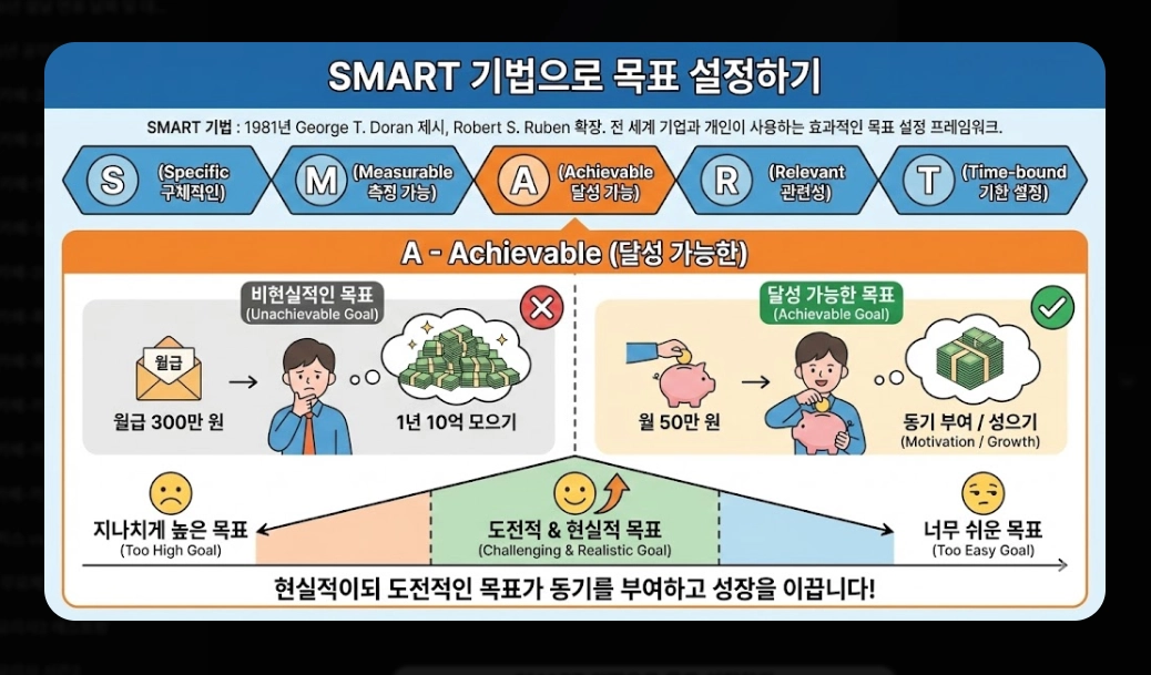 신년 목표 세우기 및 작심삼일 극복법