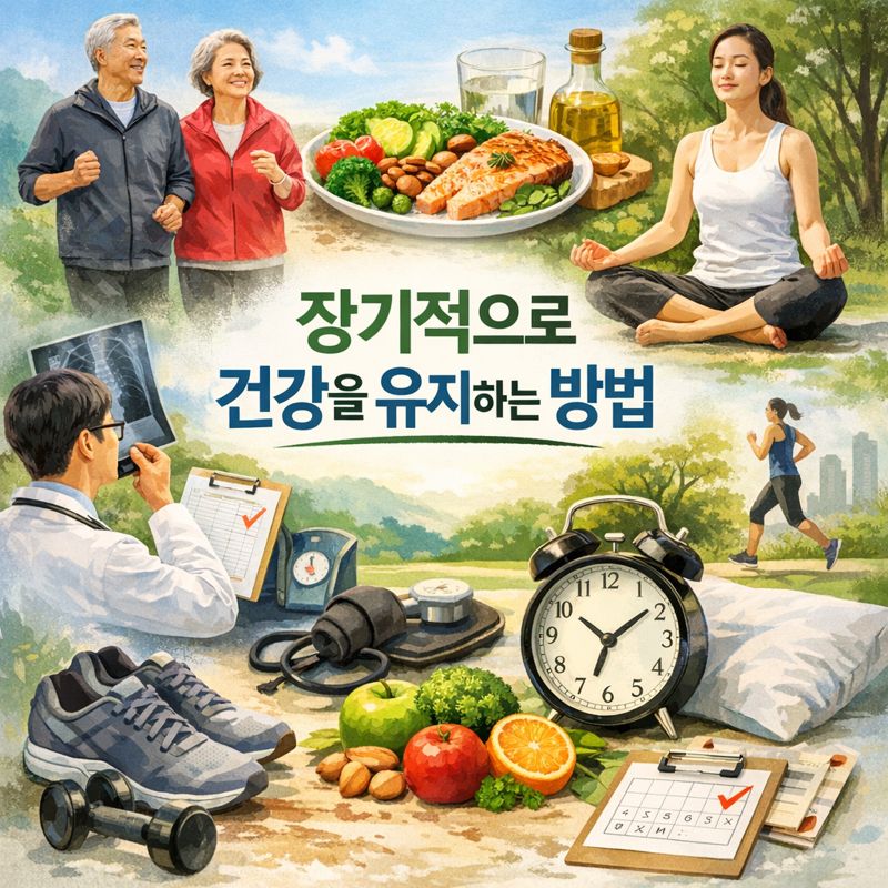 장기적으로 건강을 유지하는 방법
