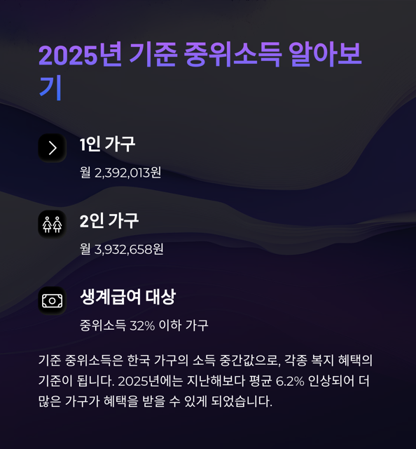 2025년 정부지원금