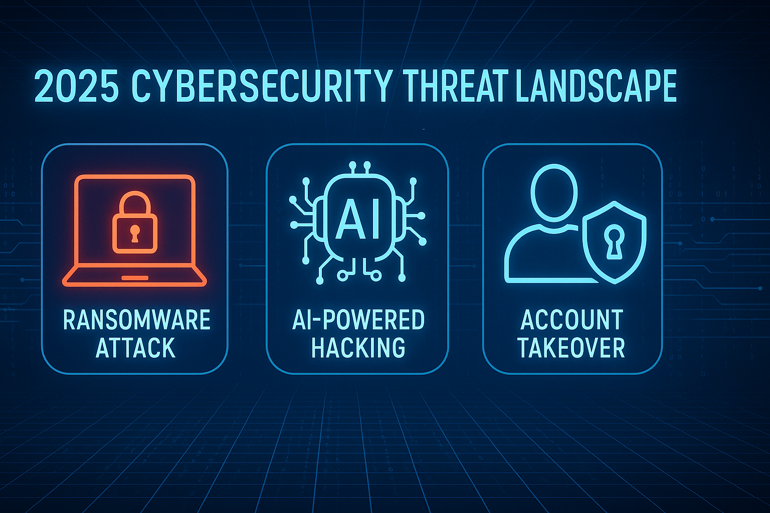 2025 사이버 보안 위협 인포그래픽