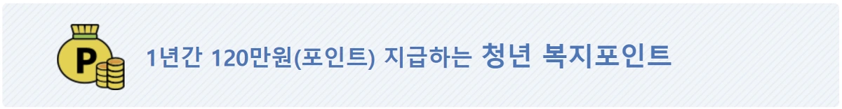 경기도 청년복지포인트