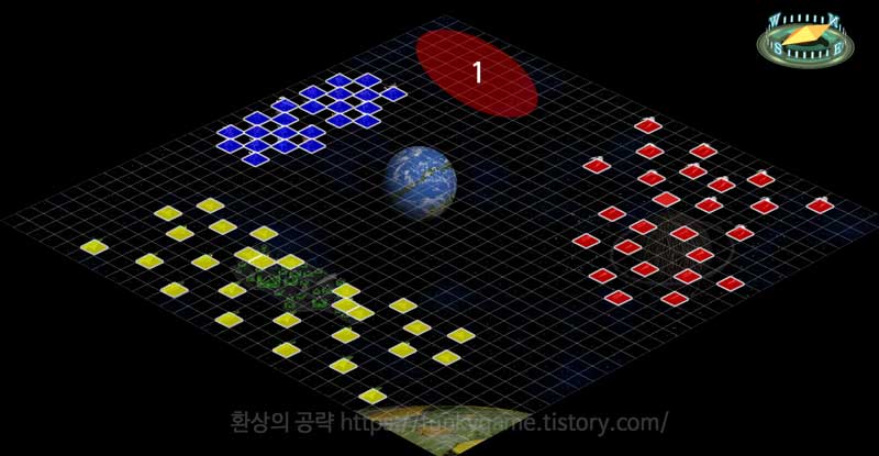 시나리오 48화 지도 이미지