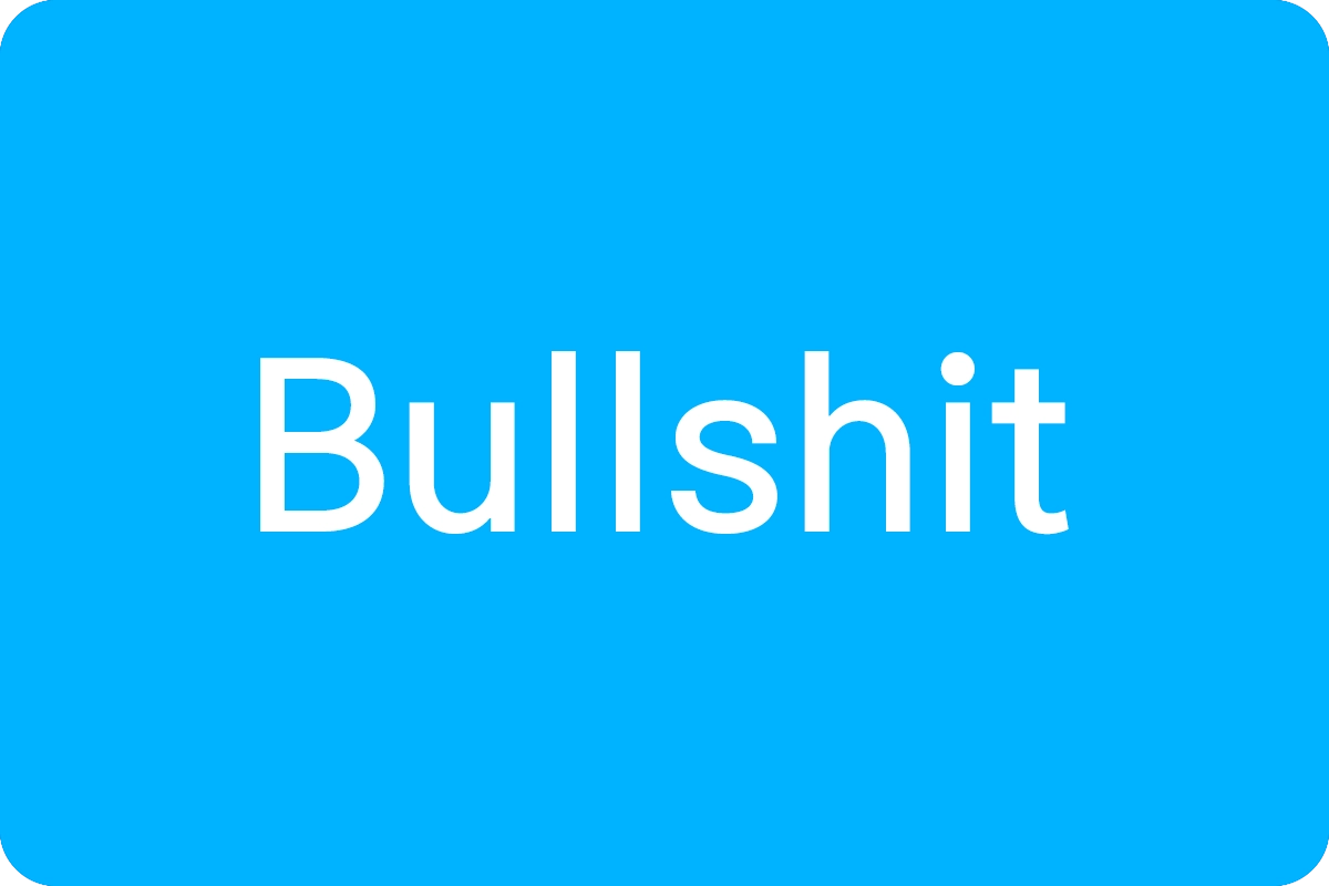 Bullshit 뜻