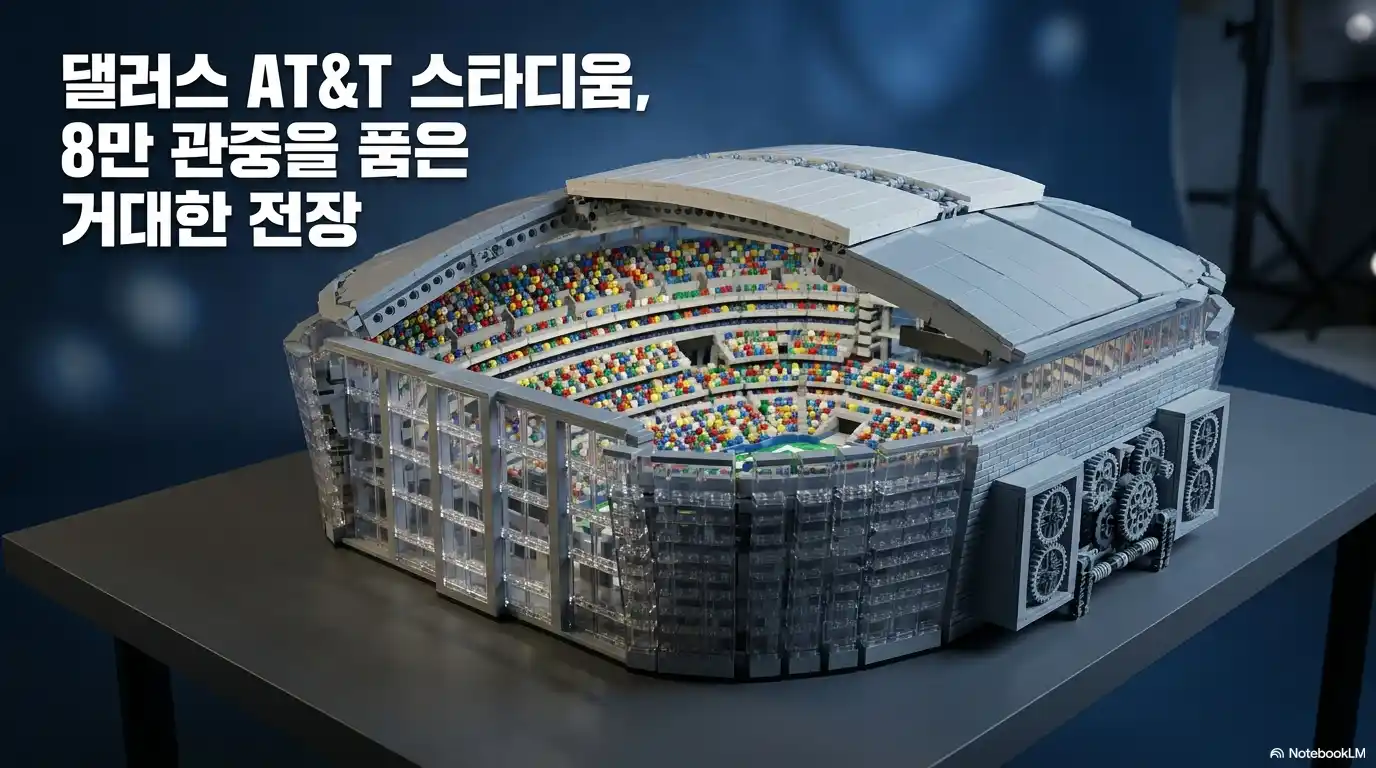 댈러스 AT&T 스타디움 8만 관중 규모 경기장