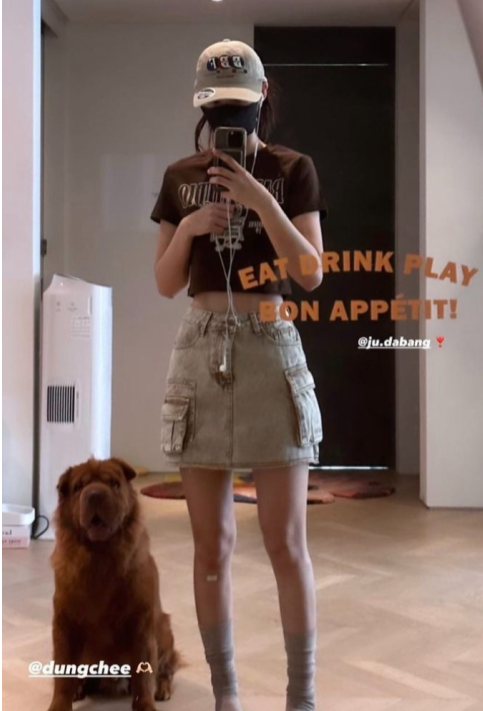 테켓 모자 반팔티 하프집업