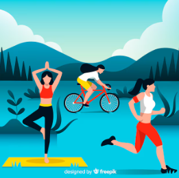 요가 런닝 사이클