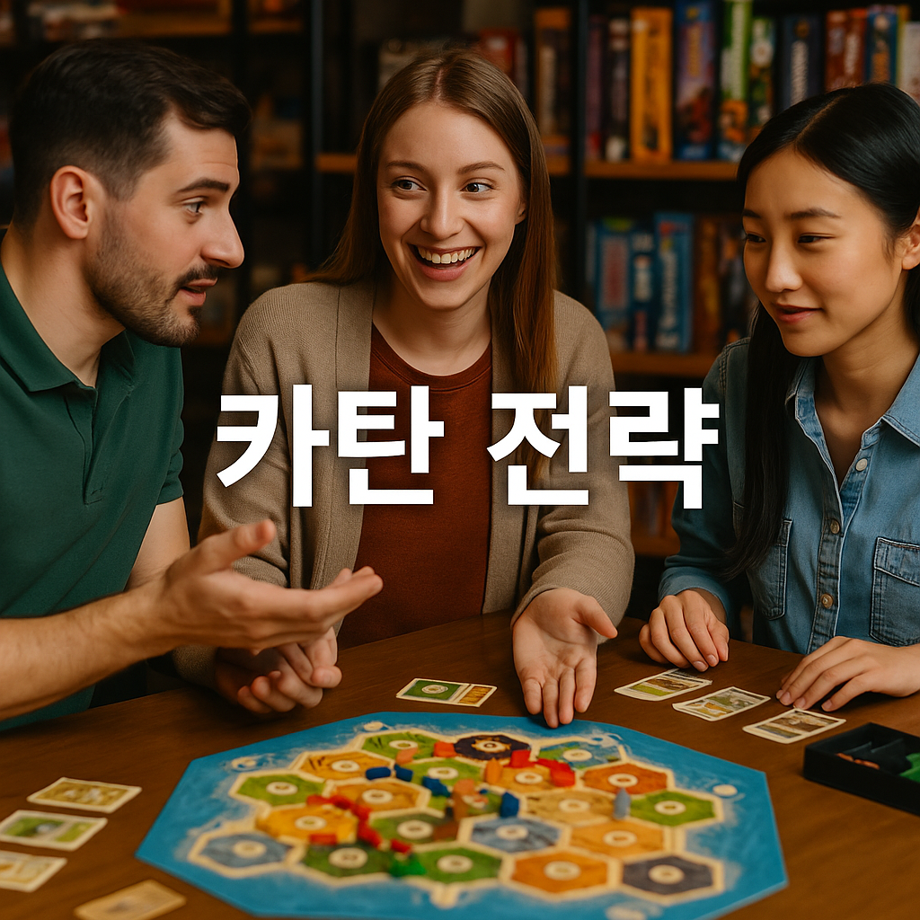 카탄 보드게임 재미있게 하는 방법