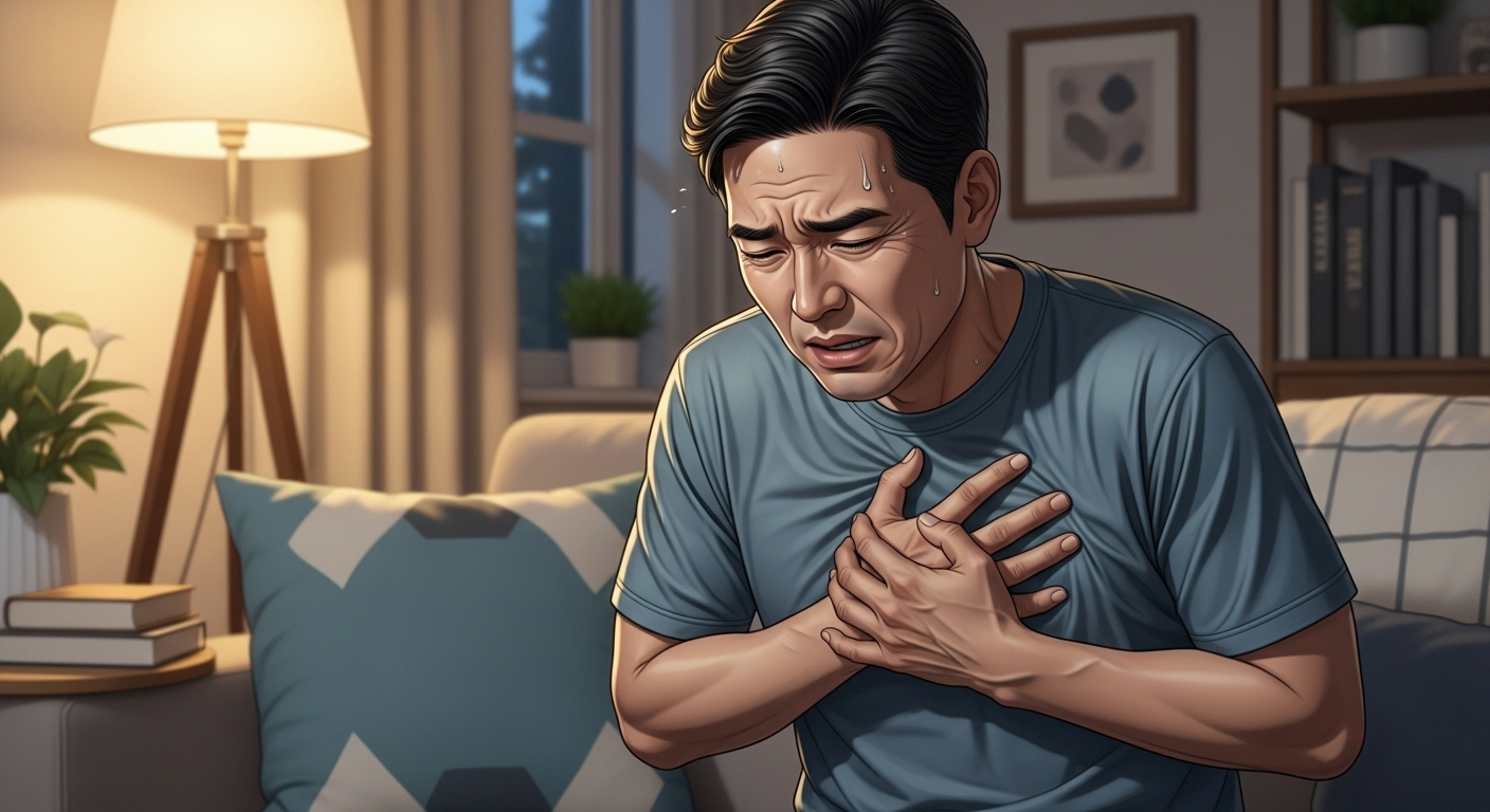 심근경색 전조, 심장 통증 구분