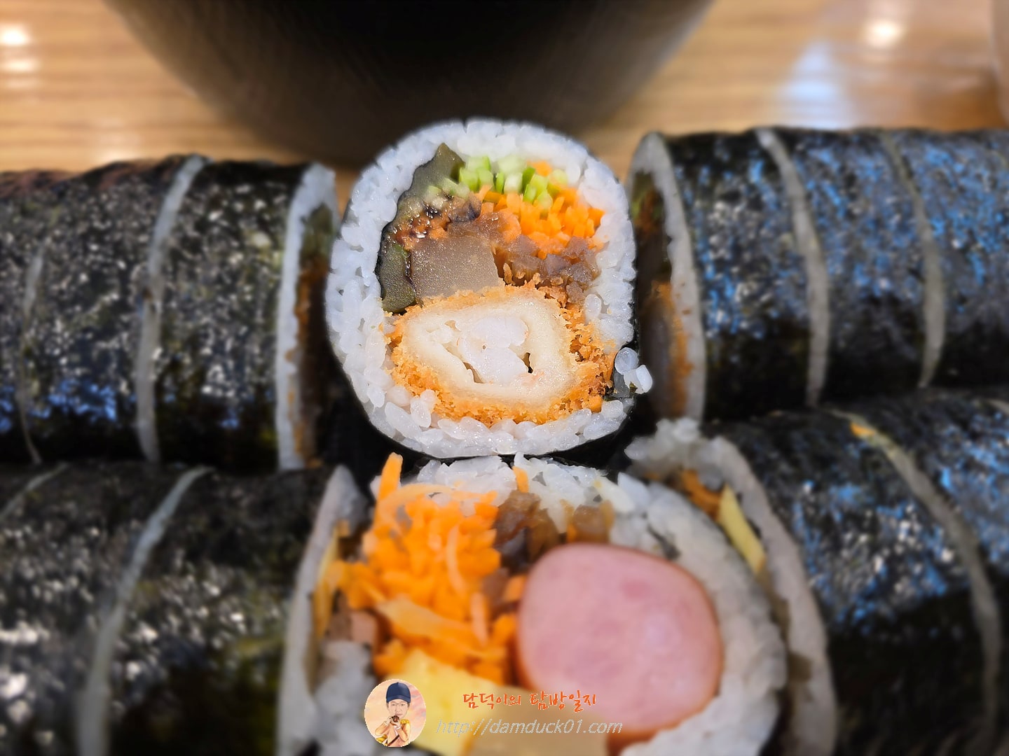 치즈라면, 소시지김밥