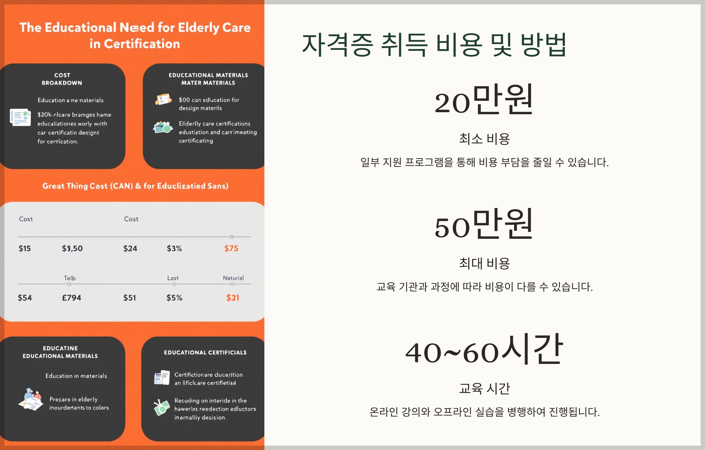 노인생활지원사 자격증 취득