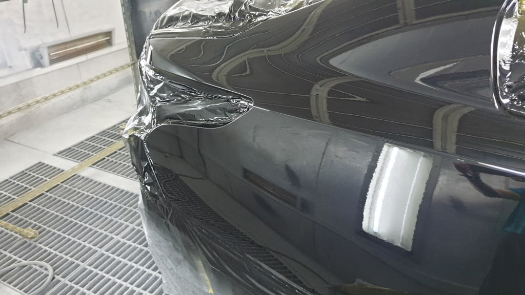 뒤 휀다 도색 후 인천판금도색 - 뒤 휀다 도색 후