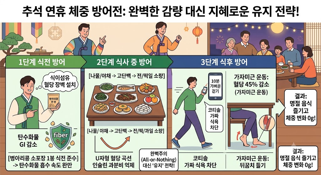 추석 다이어트 방어전 이미지