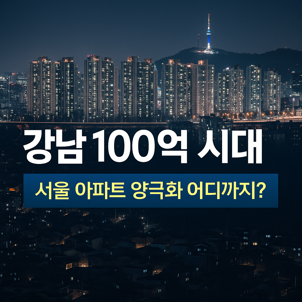 강남 100억 시대, 서울 아파트 시장 양극화 어디까지 갈까?