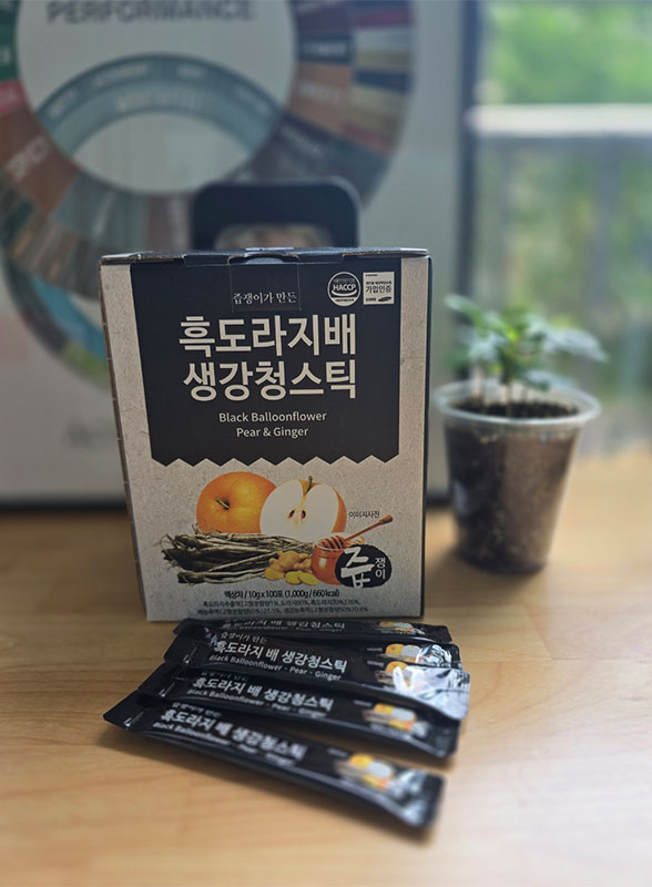 흑도라지배 생강청스틱