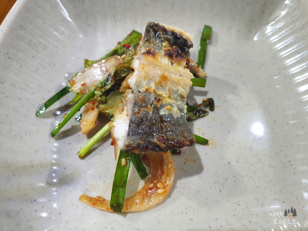 화성 만미정게판 양념부추