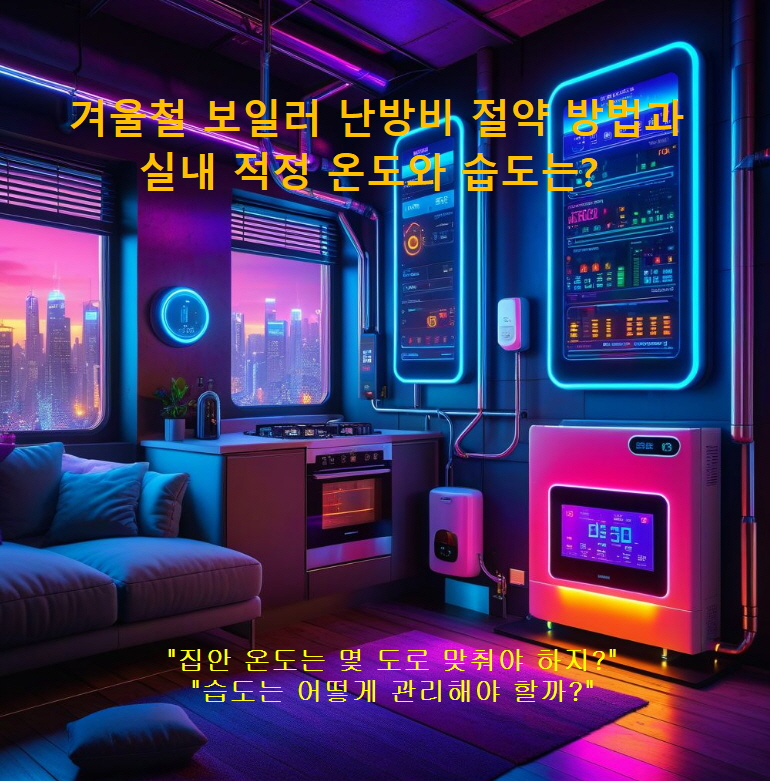 겨울철 보일러 난방비 절약 방법과 실내 적정 온도와 습도는?