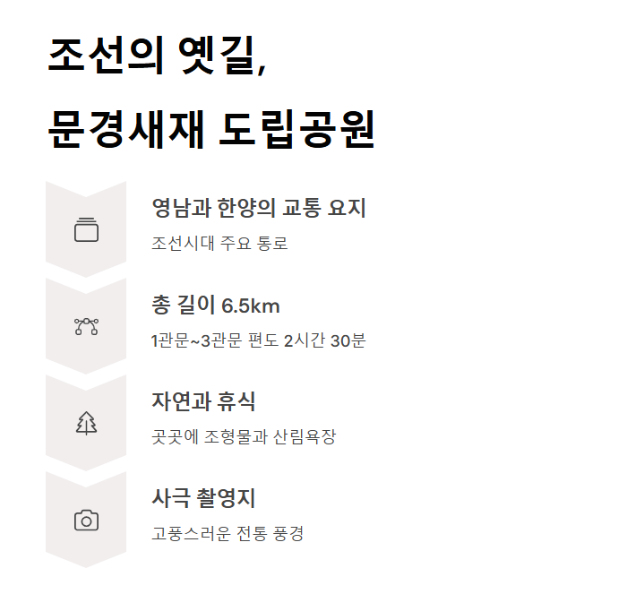 문경새재 여행코스 추천, 문경 가볼만한 곳 BEST 8