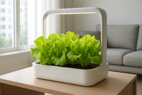 아파트 실내 농업에 적합한 청상추 기르기(잎채소류)