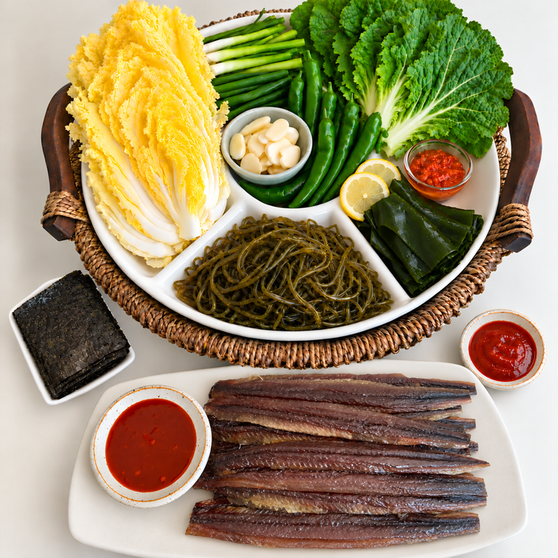 과메기 상차림