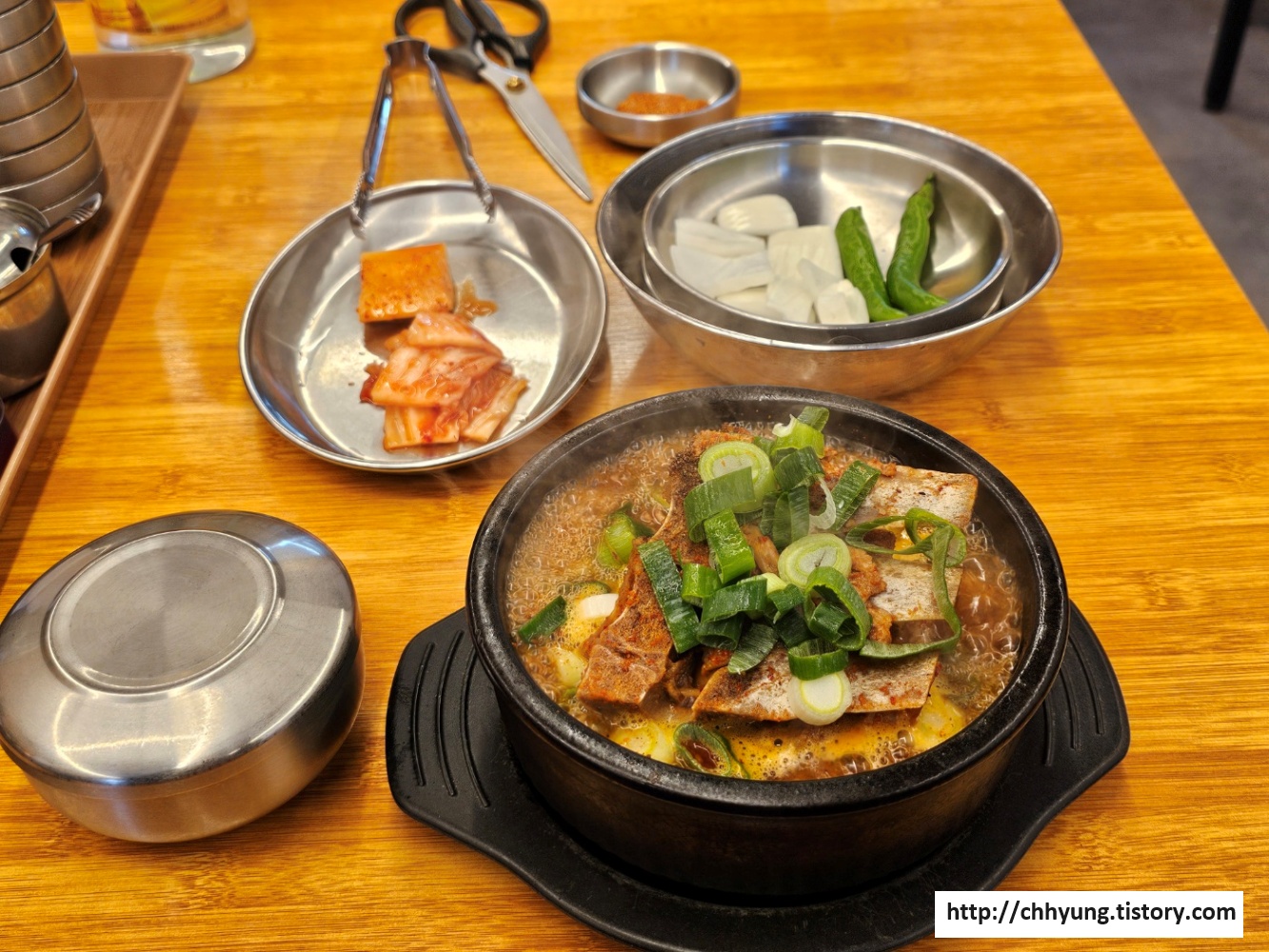 안양 인덕원 맛집 '천옥집' - 뼈해장국