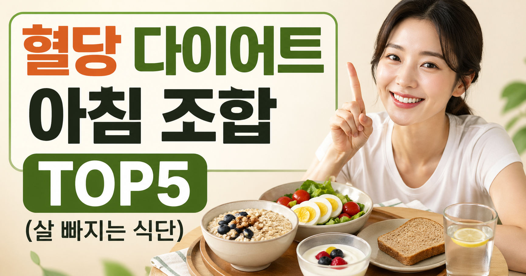 혈당 다이어트 아침 식단