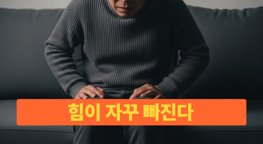 일어나다 힘 빠짐