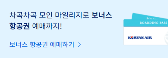 대한항공 마일리지 사용방법, 항공권 발급