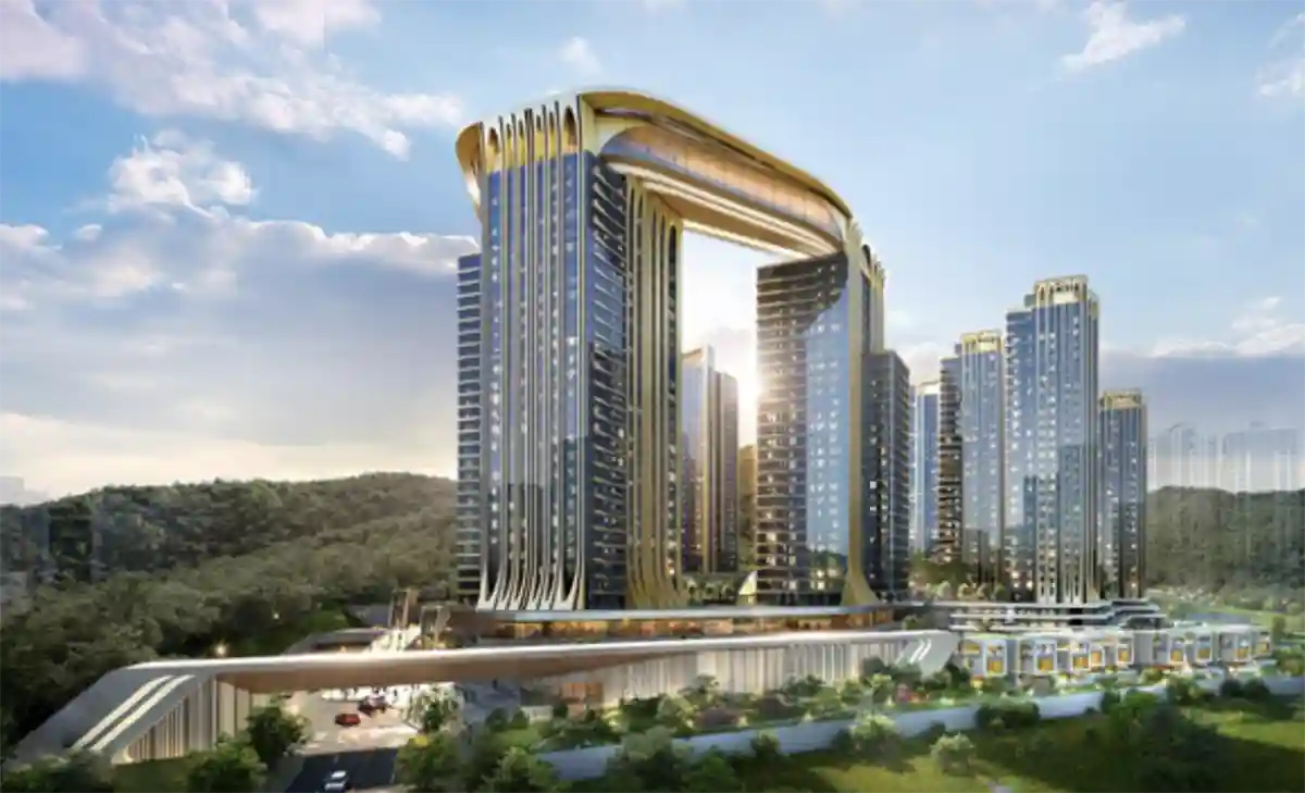 우동1구역-재건축-1303세대-투시도