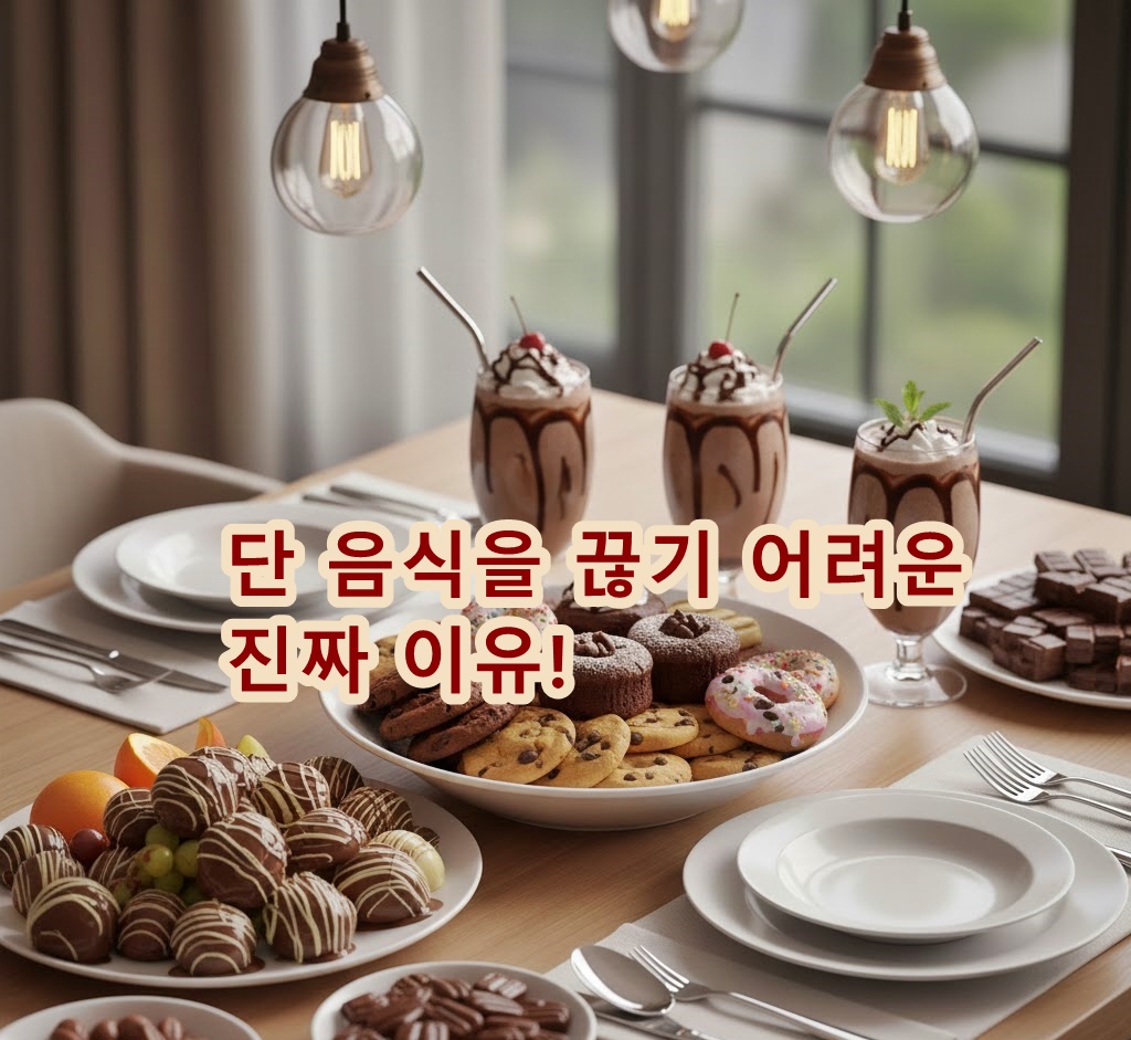 단 음식을 끊기 어려운 진짜 이유!