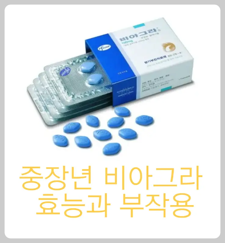 중장년 비아그라 효능