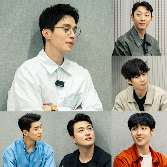 배우 이동욱이 '콩알탄'에서 신현수, 손우현, 한민, 신승호, 유현수를 만나고 있다. [사진=킹콩 by 스타쉽]