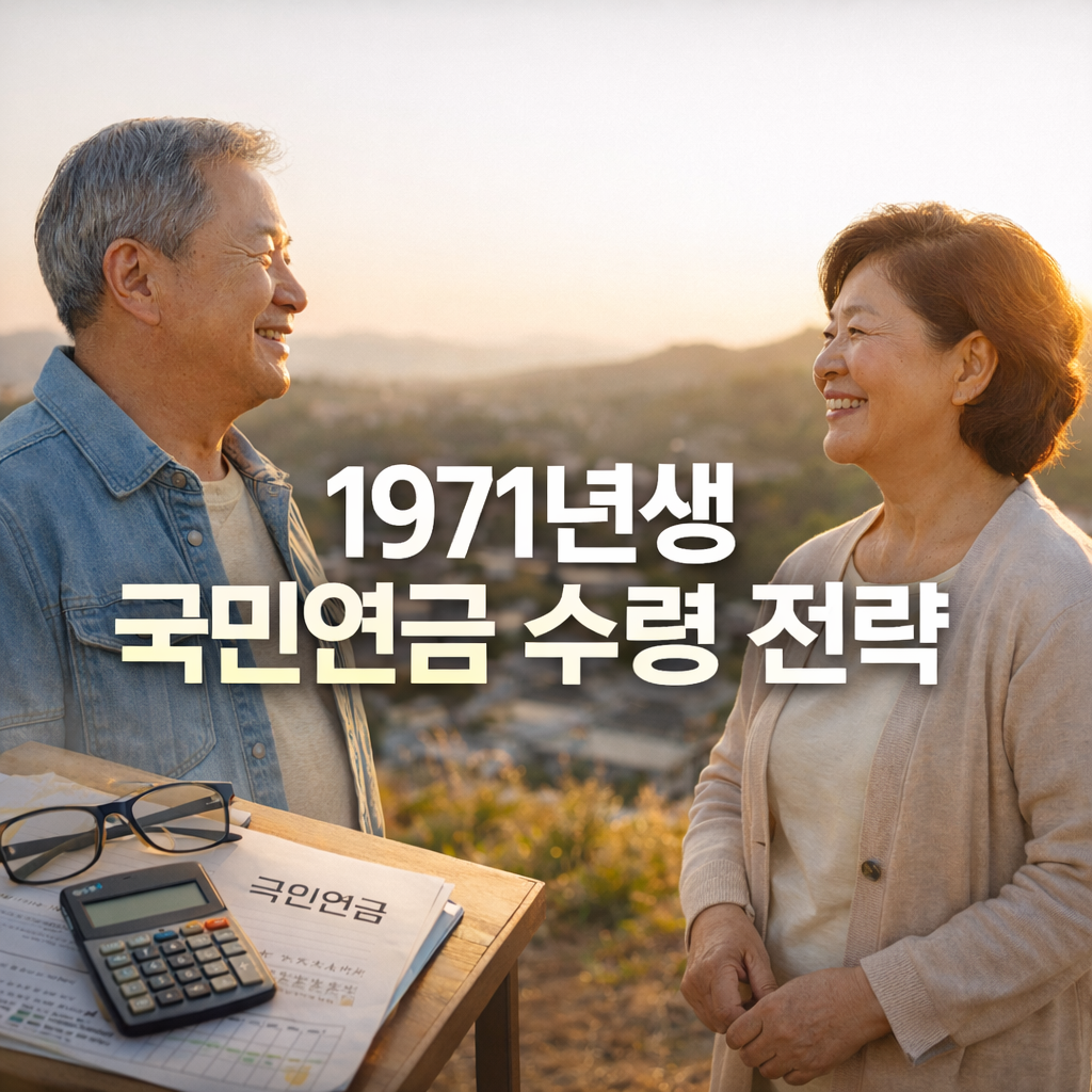 1971년생 국민연금 수령 전략