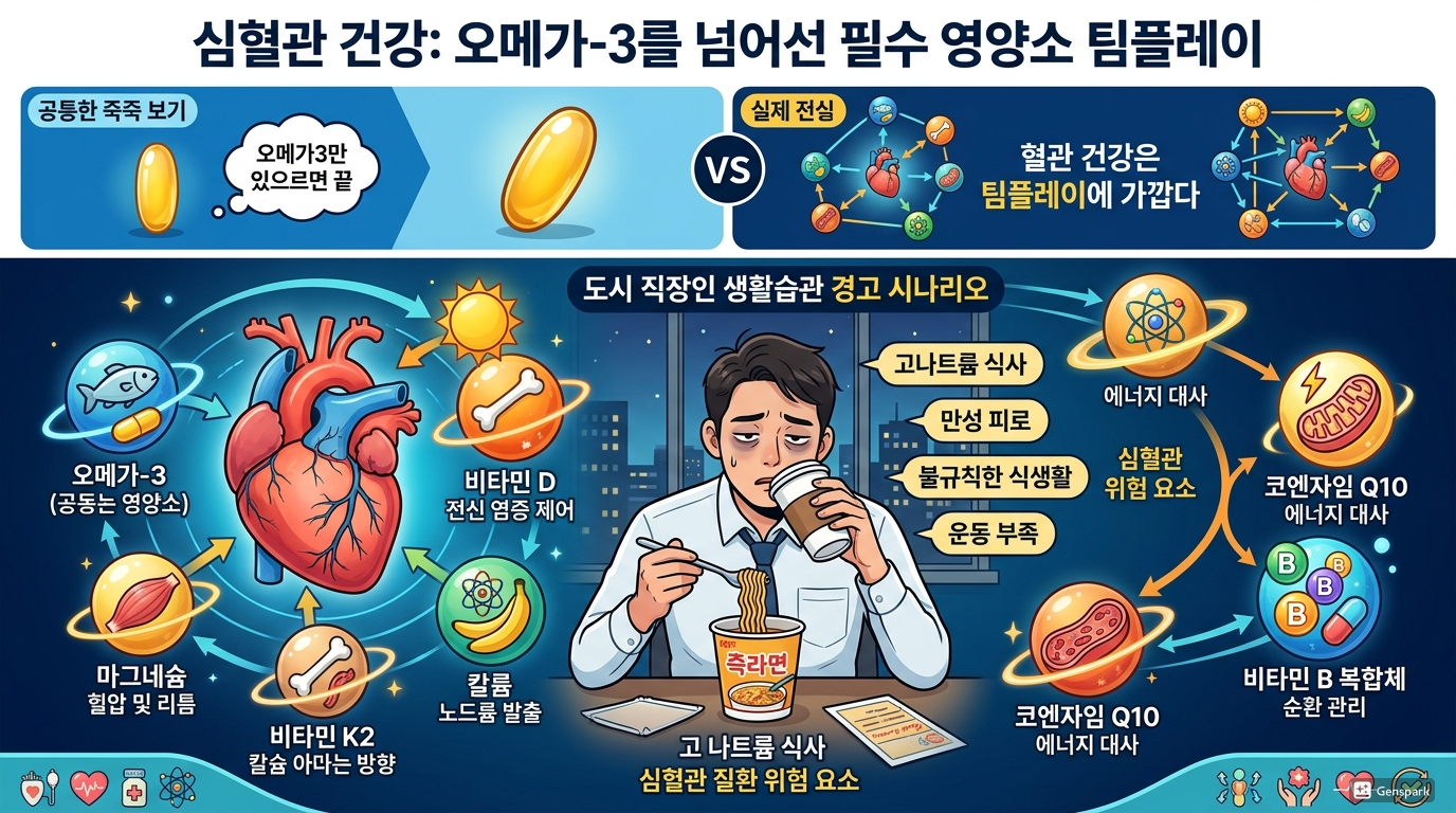 심혈관 건강에 중요한 핵심 영양소