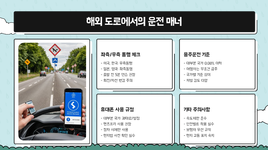 국제운전면허 A to Z 해외 운전 초보가 꼭 알아야 할 12가지