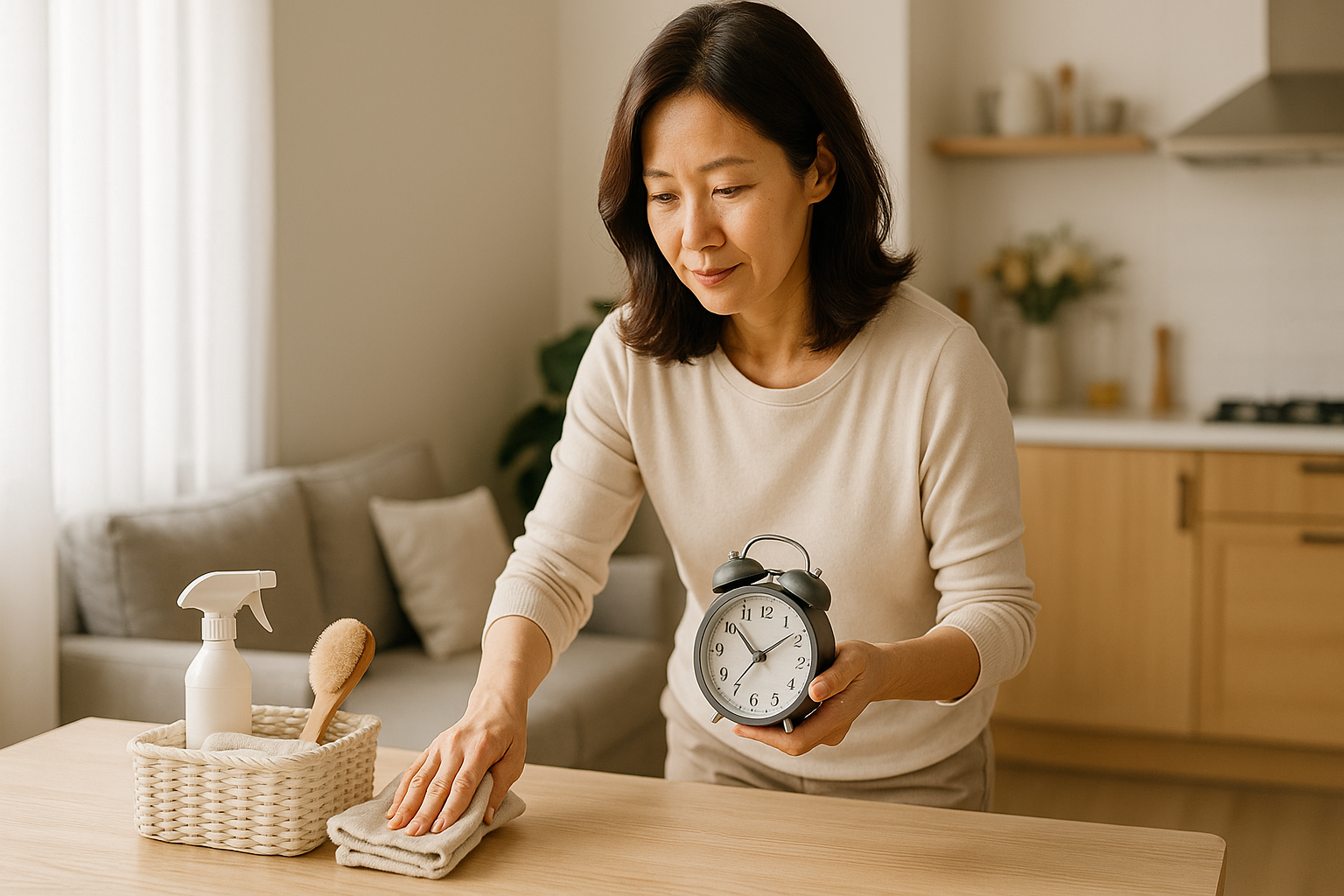 1일 1정리를 실천하는 주부