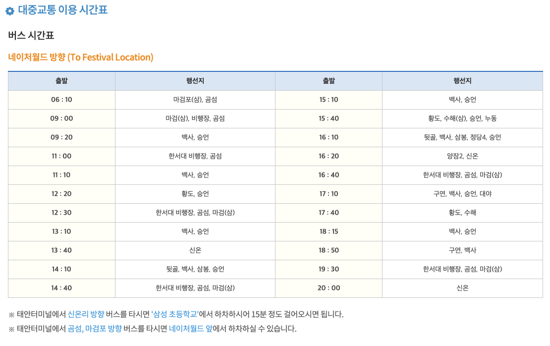 2025 태안 봄꽃 정원 기본정보