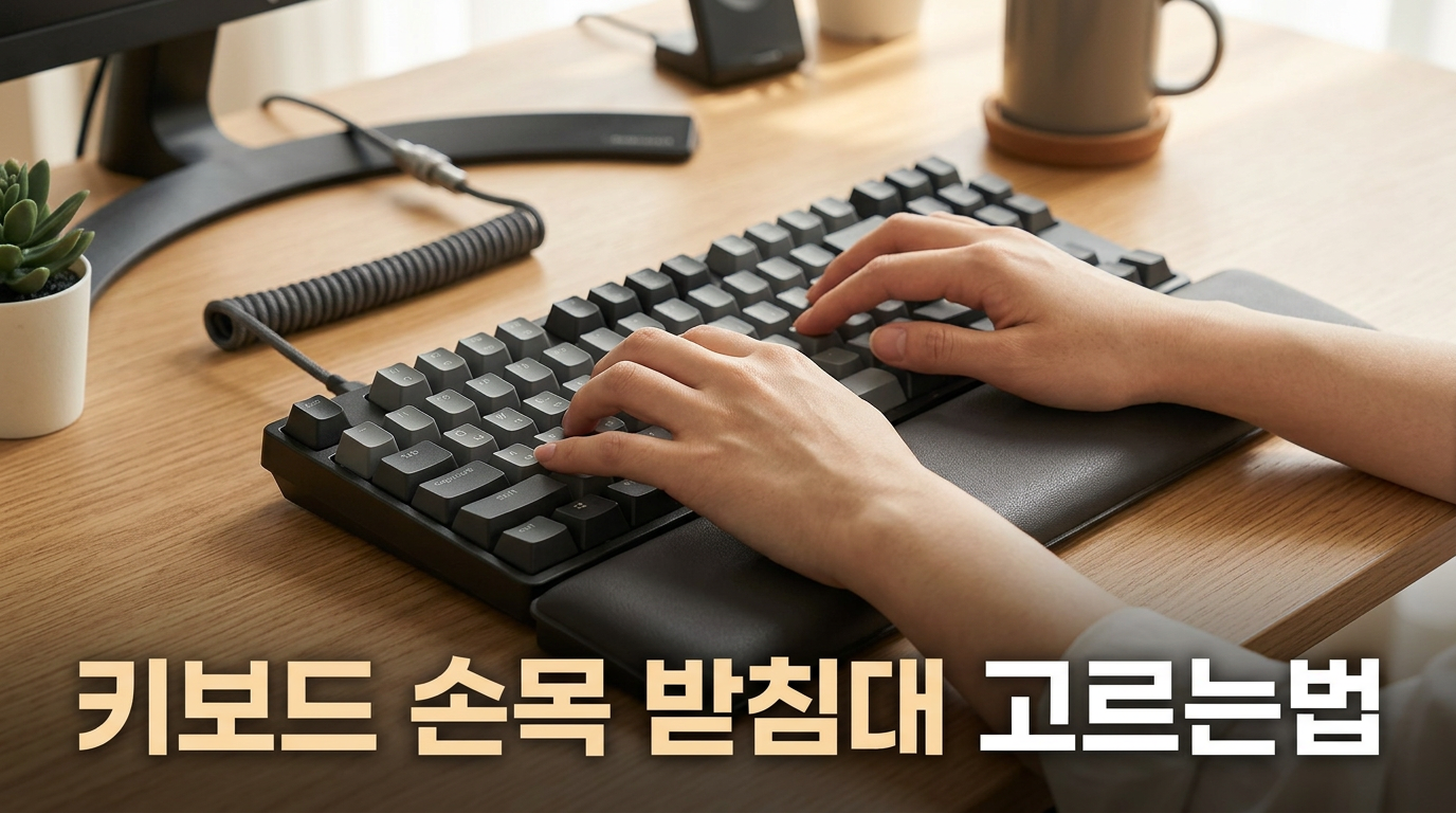 키보드 손목 받침대 고르는법 필요한 이유 손목 통증