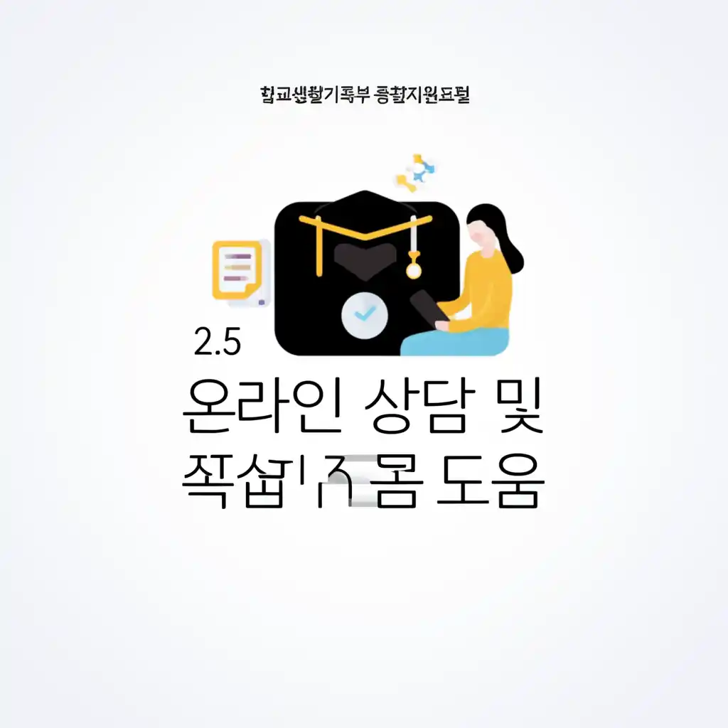 학교생활기록부 종합지원포털 온라인 상담 및 전문가 도움 서비스 화면